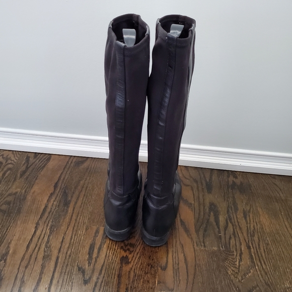 Nine West Black High Boots Size 9.5 - Picture 4 of 8